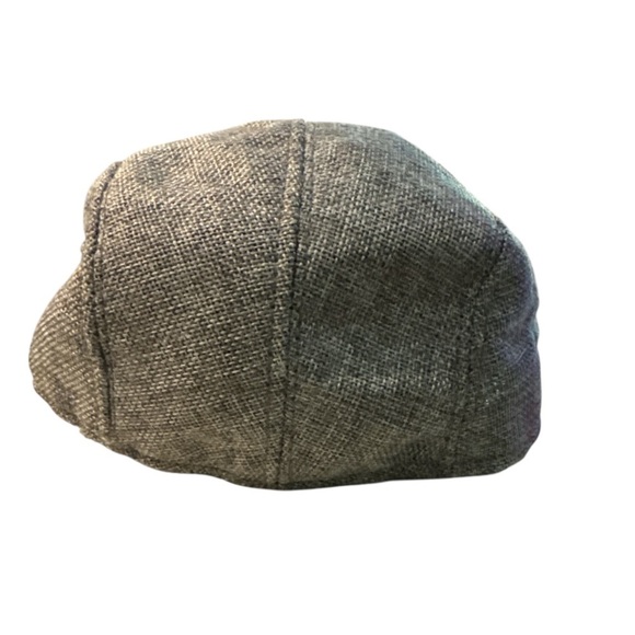 🟢 Chic Gray Textured Paperboy Hat - Picture 3 of 5